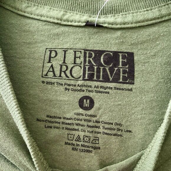 Claude Monet Graphic Tee Medium Print By Pierce Archive Short Sleeve T Shirt - Picture 4 of 6